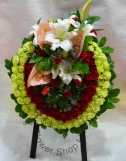Mixed Floral Wreath - CODE 94998